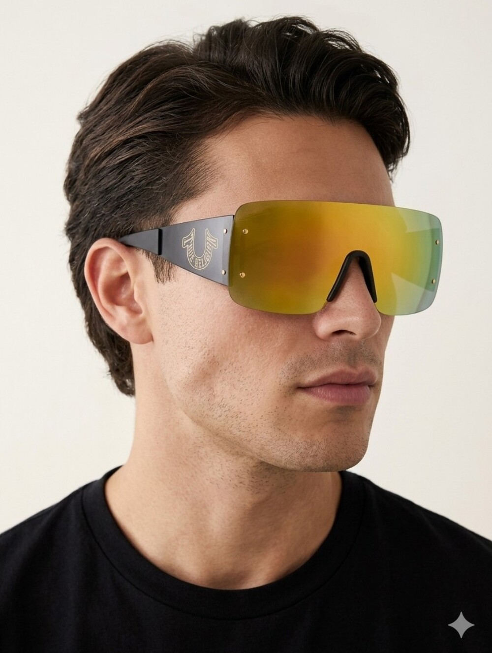 True Religion Orange Shield Lens Sunglasses - Picture 3 of 9